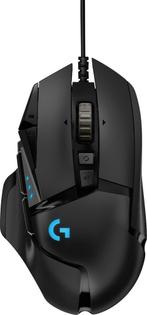 Gaming Muis - 25K DPI - Rechtshandig - Zwart Logitech G50..., Computers en Software, Muizen, Verzenden, Nieuw