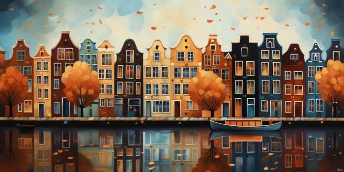 Felix van Horst - Autumn Afloat (XXL), Antiek en Kunst, Kunst | Designobjecten