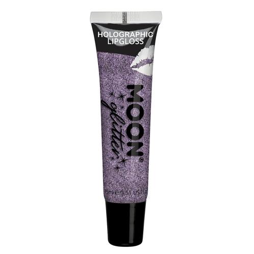Moon Glitter Holographic Glitter Lipgloss Purple 15ml, Hobby & Loisirs créatifs, Articles de fête, Envoi