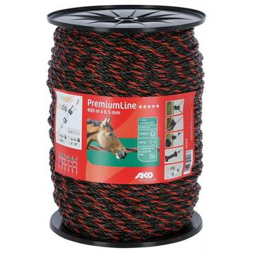 Premiumline schrikdraadkoord bruin/oranje 400m,6.5mm 3x cu