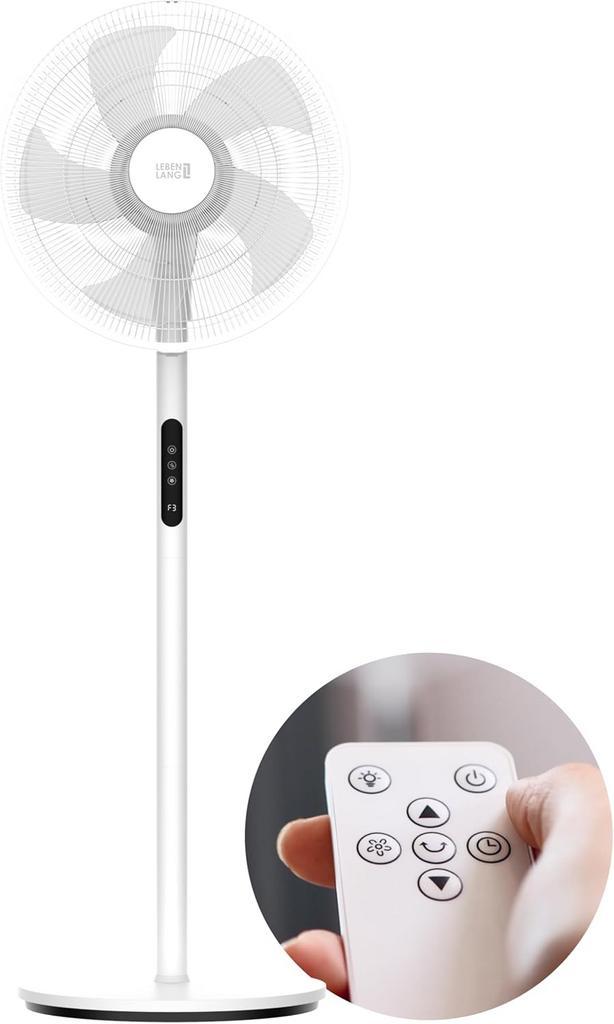 2dekans | LEBENLANG - Staande Ventilator – Stil - met, Elektronische apparatuur, Ventilatoren, Ophalen of Verzenden