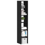vidaXL Boekenkasten 2st stapelbaar 30x30x80cm bewerkt hout, Huis en Inrichting, Verzenden, Nieuw