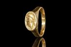 Oud-Romeins Gouden zegelring met portret