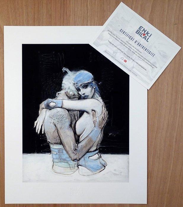 Bilal, Enki - 1 Pigmentafdruk - Bleu sang - 2020, Boeken, Stripverhalen