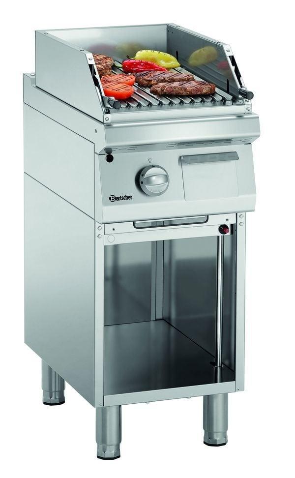 Lavasteengrill | RVS | Gas | 9kW | V Rooster |, Zakelijke goederen, Horeca | Keukenapparatuur, Nieuw in verpakking, Verzenden