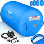 Airtrack - Turnmat - Gymnastiek Rol - 120x60 cm - Blauw - KE, Verzenden, Nieuw