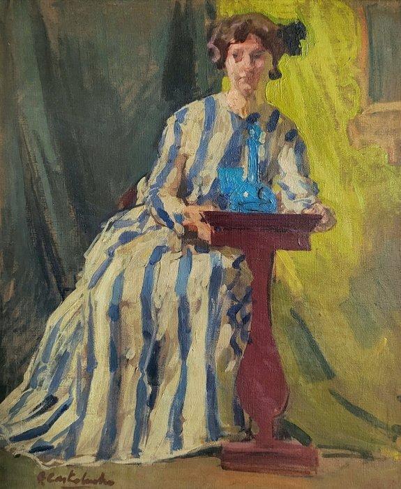 Claudio Castelucho (1870-1927) - Elégante de la belle Epoque, Antiquités & Art, Art | Peinture | Classique