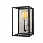 Industriële Wandlamp Nikkel Zwart metaal - Tracy - Netstroom, Huis en Inrichting, Verzenden, Nieuw, Metaal