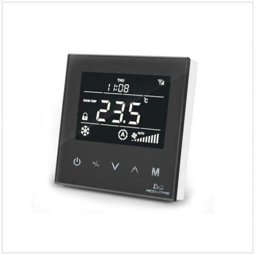MCO Home Thermostaat voor 4-pijps ventilator - Zwart, Bricolage & Construction, Chauffage & Radiateurs, Enlèvement ou Envoi