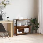 vidaXL Boekenkast Gerookt Eiken 80x30x78,5 cm Engineered, Huis en Inrichting, Verzenden, Nieuw
