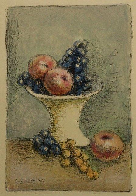 Carlo Carrà (1881-1966) - Natura Morta, Antiek en Kunst, Antiek | Overige Antiek