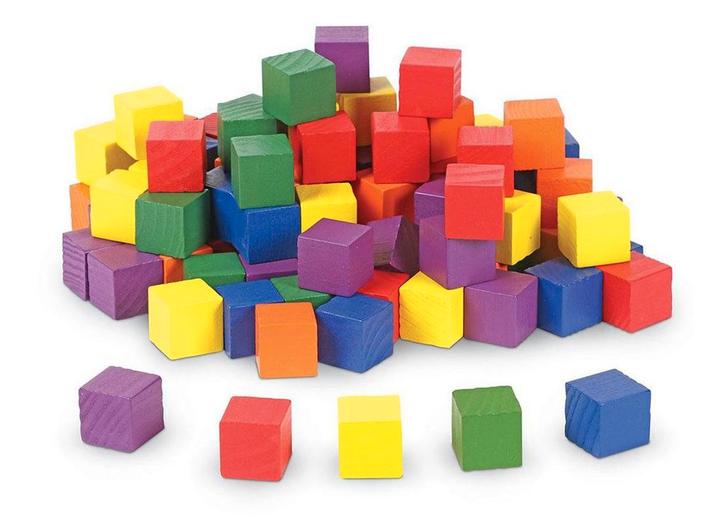 Learning Resources Gekleurde kubussen, Kinderen en Baby's, Speelgoed | Educatief en Creatief, Nieuw, Ophalen of Verzenden