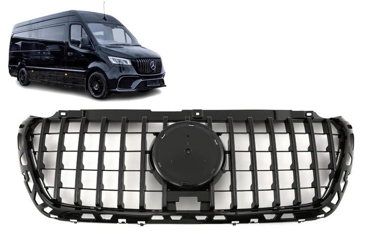 Grill | Mercedes-Benz | Sprinter 2018-2024 4d bus | W907 / W, Auto-onderdelen, Carrosserie, Nieuw, Mercedes-Benz, Verzenden