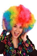 Pruik Afro Regenboog Pride Disco Carnaval Afrokapsel Seventi, Kleding | Dames, Ophalen of Verzenden, Nieuw