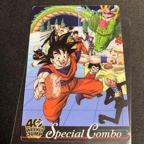Weekly Jump - 2 Card - Dragon Ball Z, One Piece - Monkey D, Verzamelen, Overige Verzamelen