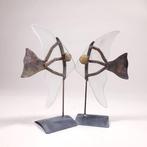Dariusz Drzymaa (XX-XXI) - sculptuur, Glass Fish (Set of 2), Antiek en Kunst
