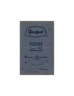 1936 PEUGEOT 402 INSTRUCTIEBOEKJE FRANS, Auto diversen, Handleidingen en Instructieboekjes