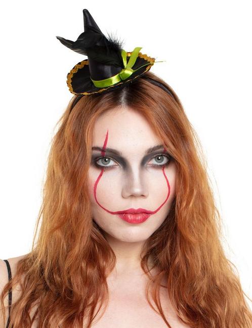 Halloween Haarband Heksenhoed, Hobby en Vrije tijd, Feestartikelen, Nieuw, Verzenden