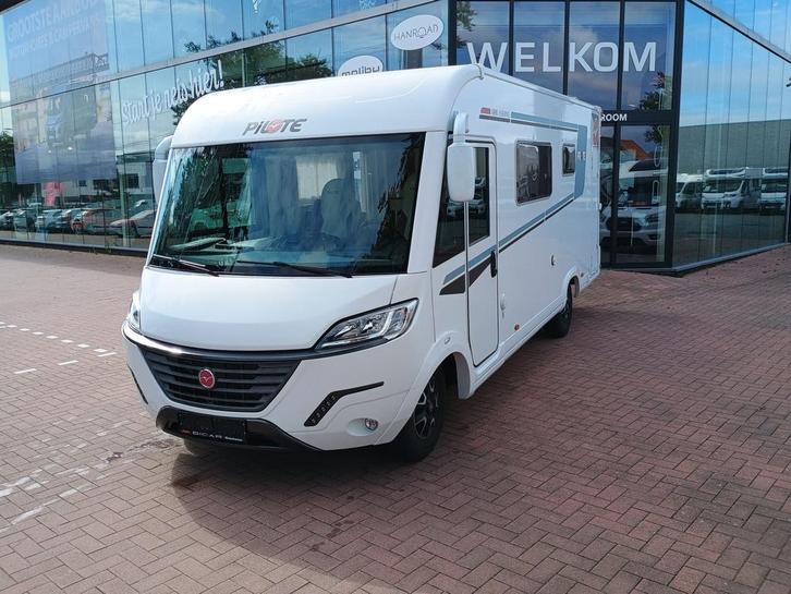 Pilote G 690 D slechts 22885 km hef- en zithoekbed 64038, Caravans en Kamperen, Mobilhomes, Handgeschakeld, Treinzit, Diesel, tot en met 4