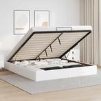 vidaXL Bedframe zonder matras 180x200 cm kunstleer wit, Verzenden, Nieuw
