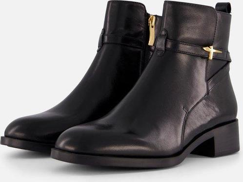 Tamaris Enkellaarsjes zwart Leer - Dames - Maat 38 (Mode), Kleding | Dames, Schoenen, Nieuw, Verzenden