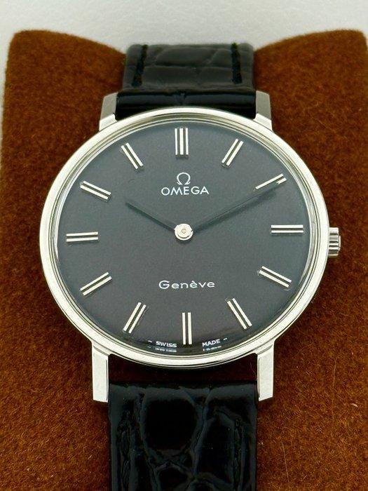 Omega - Zonder Minimumprijs - Vintage Ultra Slim Black Dial, Handtassen en Accessoires, Horloges | Heren