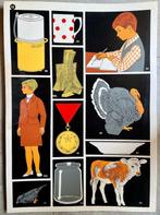 József Fogas - School education or work safety poster -