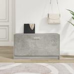 vidaXL Schoenenbank 80x24x45 cm bewerkt hout betongrijs, Huis en Inrichting, Kasten | Schoenenkasten, Verzenden, Nieuw