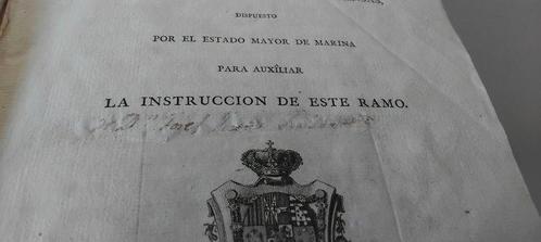 madrid, en la imprenta real - Trattato sui segnali e ipotesi, Antiek en Kunst, Antiek | Boeken en Manuscripten