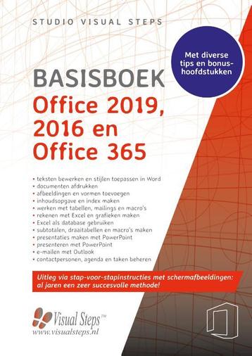 Basisboek Office 2019, 2016 en Office 365 9789059055155, Verzenden, Studio Visual Steps