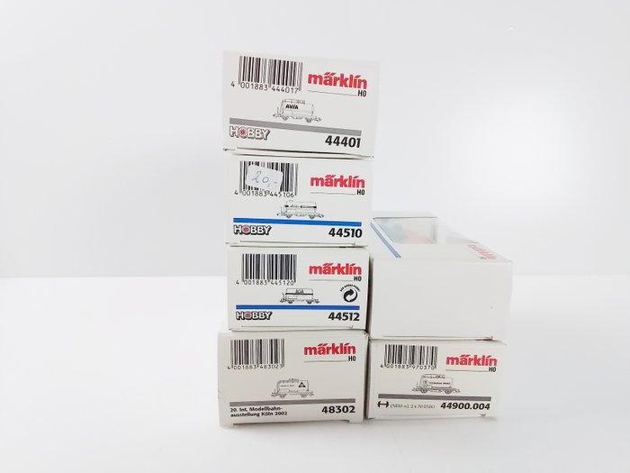 Märklin H0 - Modeltrein (6) - 6 x ketelwagons - DB, SNCF, Hobby en Vrije tijd, Modeltreinen | H0