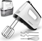 Handmixer - 5 Snelheden met Turbo - RVS Deeghaken & Gardes -, Verzenden, Nieuw