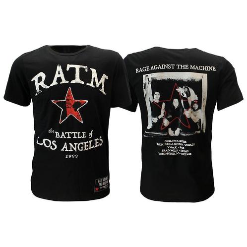 Rage Against The Machine Battle Star T-Shirt - Officiële, Kleding | Heren, T-shirts