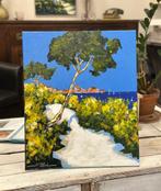 Jiel - Petit sentier ensoleillé, aux genêts menant à la, Antiek en Kunst, Kunst | Schilderijen | Modern