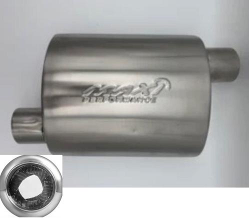 MAX Ultra Straight Flo Performance rvs uitlaat demper 2,5, Auto-onderdelen, Overige Auto-onderdelen, Nieuw, Ophalen of Verzenden