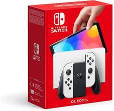 Nintendo Switch Console Set OLED Wit in Doos (Nette Staat..., Games en Spelcomputers, Spelcomputers | Nintendo Switch, Zo goed als nieuw