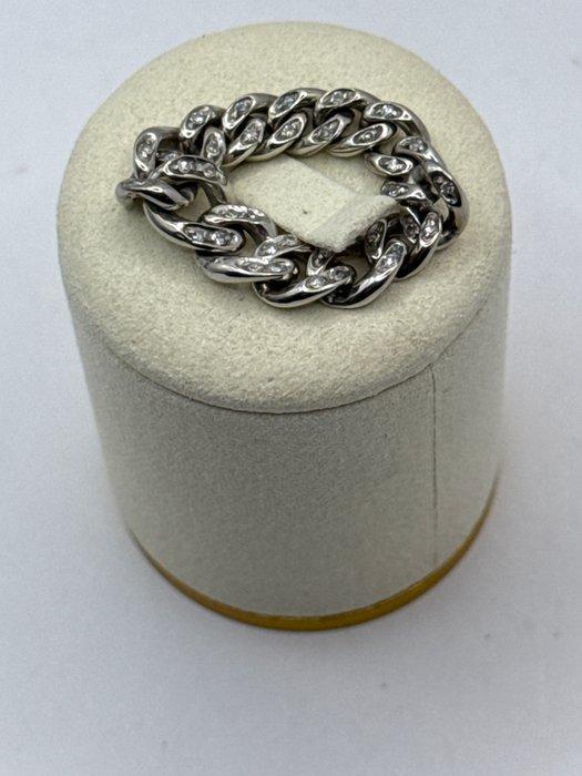 Ring - 18 karaat Witgoud, Handtassen en Accessoires, Ringen