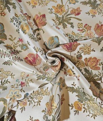 Tissu San Leucio JACQUARD Champagne -600x140cm- XXLDesign -