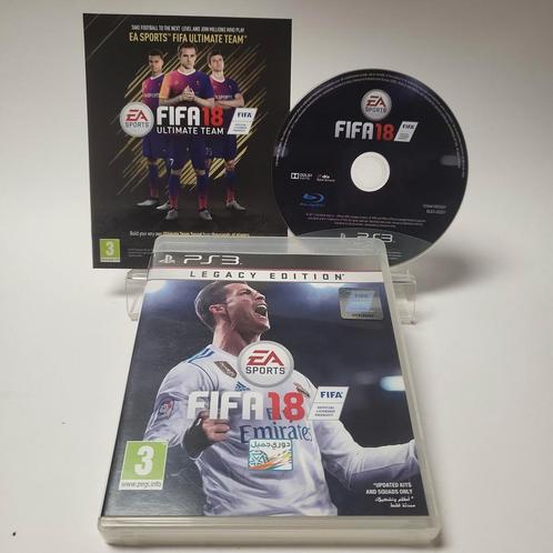 FIFA 18 Legacy Edition Playstation 3, Games en Spelcomputers, Games | Sony PlayStation 3, Zo goed als nieuw, Ophalen of Verzenden
