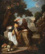 Dirk Valkenburg (1675 -1721) circle of - Garden of a villa, Antiek en Kunst