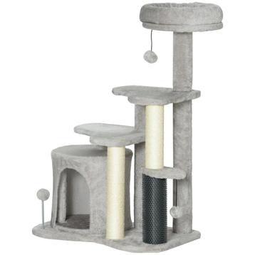 Krabpaal 87 Cm Met Kattenhol, Bed, Speelballen, Krabpaal Met beschikbaar voor biedingen