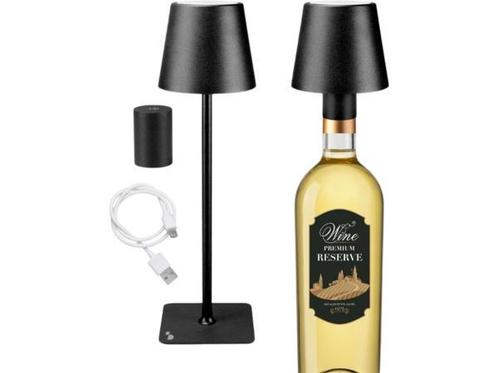 Veiling - BEPER  2-in-1 USB-C Zwart Oplaadbare Tafellamp, Huis en Inrichting, Lampen | Tafellampen, Nieuw