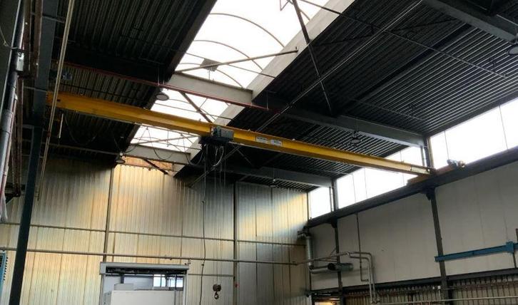 Demag enkelligger bovenloopkraan ± 11.370 mm x 1t  001462U, Doe-het-zelf en Bouw, Gereedschap | Overige machines, Gebruikt, Ophalen