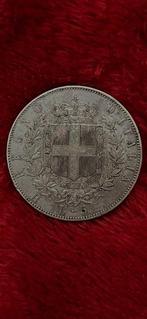 Italie, Royaume Vittorio Emanuele II. 5 Lire 1876 Roma (Sans, Postzegels en Munten