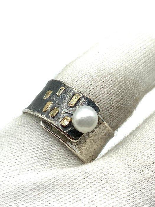 Sans Prix de Réserve - Bague - 18 carats Argent, Or jaune, Handtassen en Accessoires, Ringen