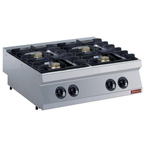 Gasfornuis | 4 Vuren Top | 4x 5.5kW | 800x700x250/320(h)mm, Zakelijke goederen, Horeca | Keukenapparatuur, Nieuw in verpakking