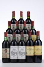 1985 x 2 Chateau Haut Milon, 2000 x 2 Chateau Lynch Moussas,, Verzamelen, Wijnen, Nieuw