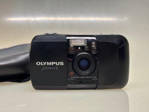 Olympus µ MJU 1 in Ledertasche Appareil photo compact, Audio, Tv en Foto, Fotocamera's Analoog