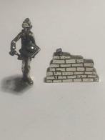 Yeso - Figurine - Muratore (2) - Argent 925