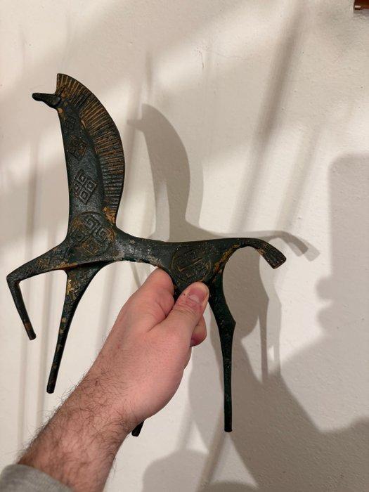 Skaarentzos - skaarentzos - Figuur - Raro Cavallo Greco in, Antiquités & Art, Curiosités & Brocante